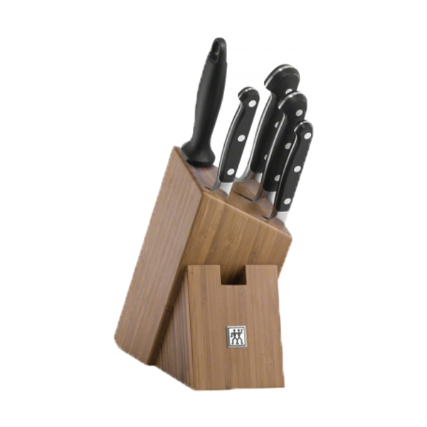 ست چاقوی ۶ پارچه ZWILLING Pro با بلوک بامبو