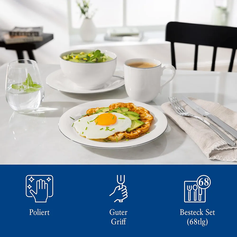ست قاشق و چنگال 68 پارچه Villeroy & Boch Louis