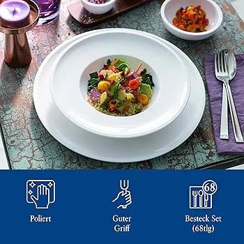 ست ۶۸ پارچه قاشق چنگال Villeroy & Boch مدل Victor