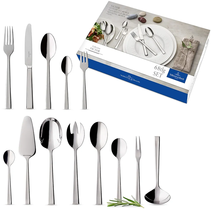 ست ۶۸ پارچه قاشق چنگال Villeroy & Boch مدل Victor