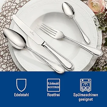 سرویس ۲۴ پارچه قاشق و چنگال Villeroy & Boch مدل Mademoiselle
