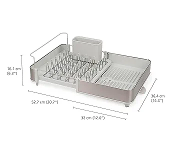 آبچکان قابل گسترش Joseph Joseph مدل Extend Steel – استیل/Stone