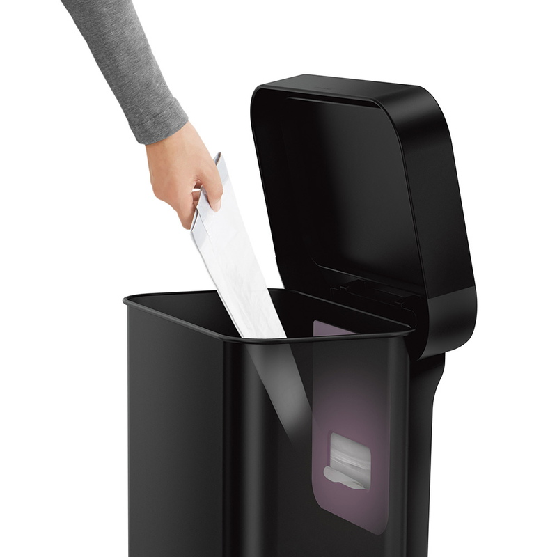 سطل زباله ۴۵ لیتری پدالی simplehuman- مشکی