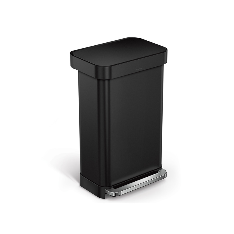سطل زباله ۴۵ لیتری پدالی simplehuman- مشکی