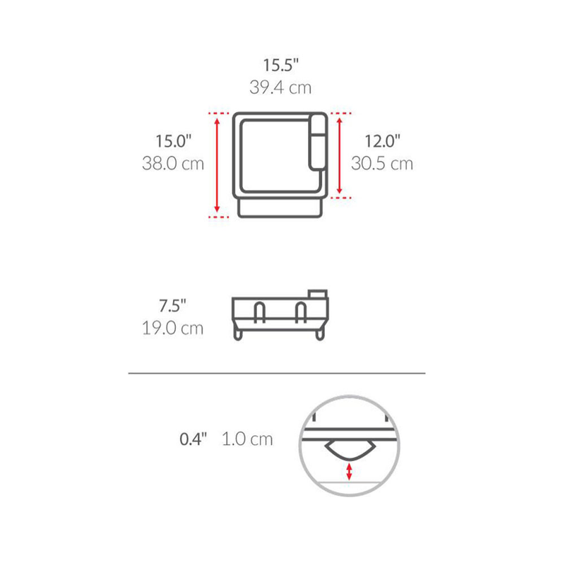آبچکان کامپکت استیل simplehuman