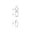 سطل پدالی ساده Simplehuman