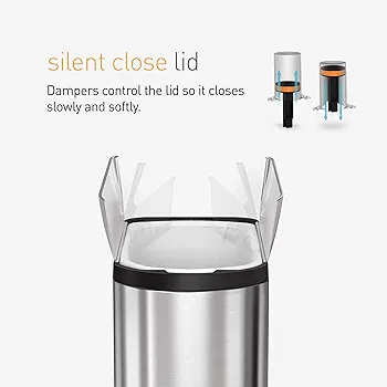 سطل زباله استیل Simplehuman مدل Butterfly