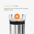 سطل زباله استیل Simplehuman مدل Butterfly