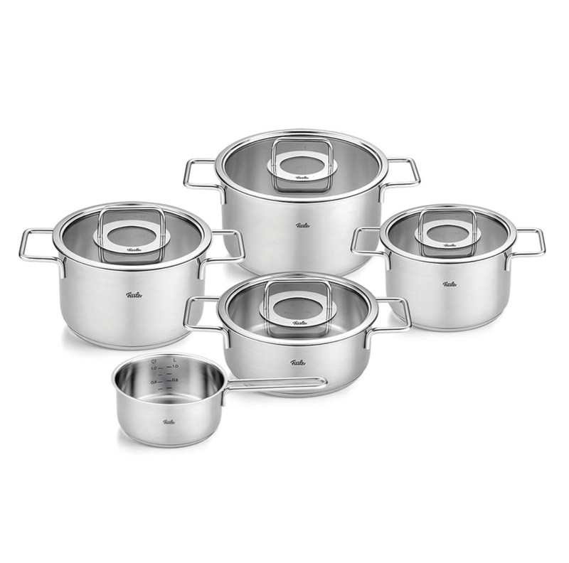 ست ۹ قابلمه و تابه استیل Fissler pure