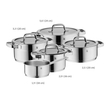 ست قابلمه ۵ تکه WMF Compact Cuisine