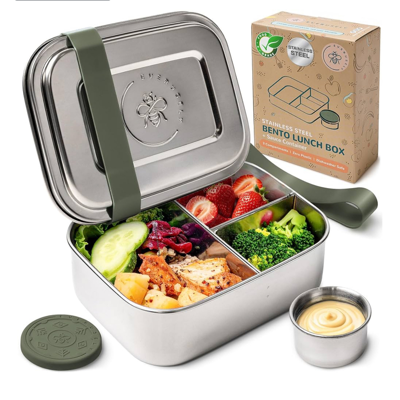 ظرف غذای ۳ قسمتی Bento Box 