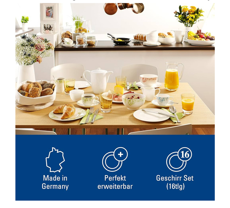 سرویس غذاخوری ۱۶ تکه Villeroy & Boch For Me