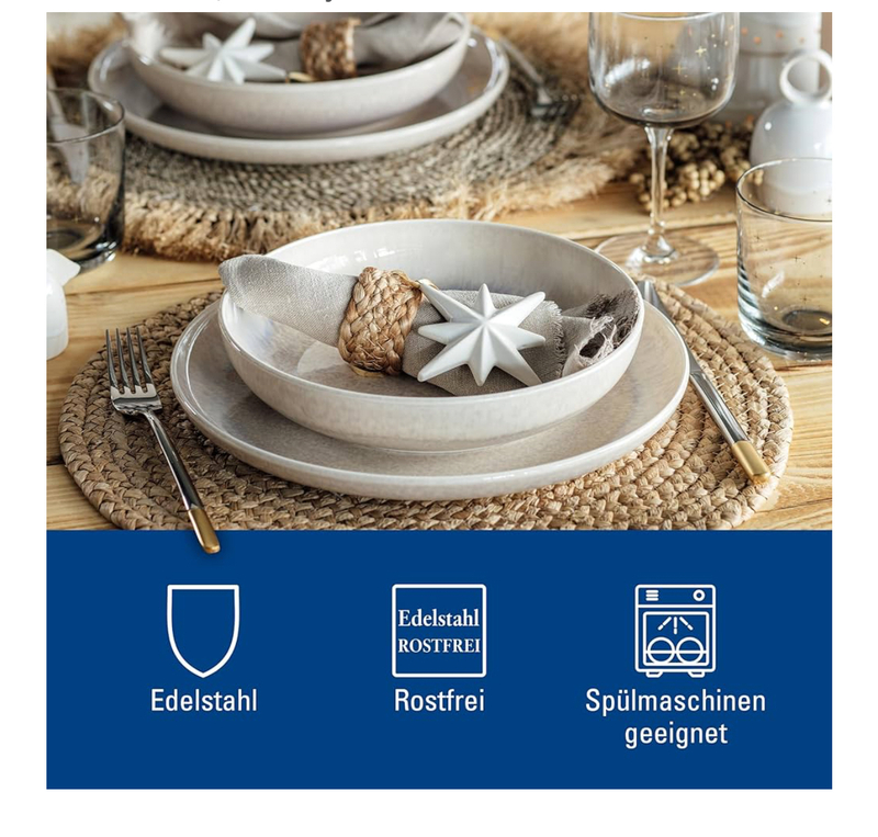 سرویس ۳۰ تکه قاشق و چنگال Villeroy & Boch Ella