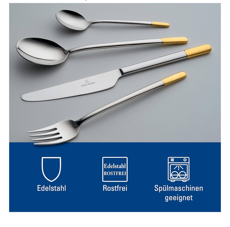 سرویس ۱۱۳ تکه قاشق و چنگال Villeroy & Boch Ella
