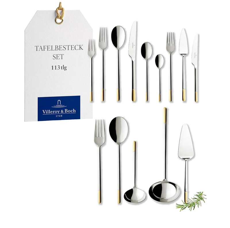 سرویس ۱۱۳ تکه قاشق و چنگال Villeroy & Boch Ella