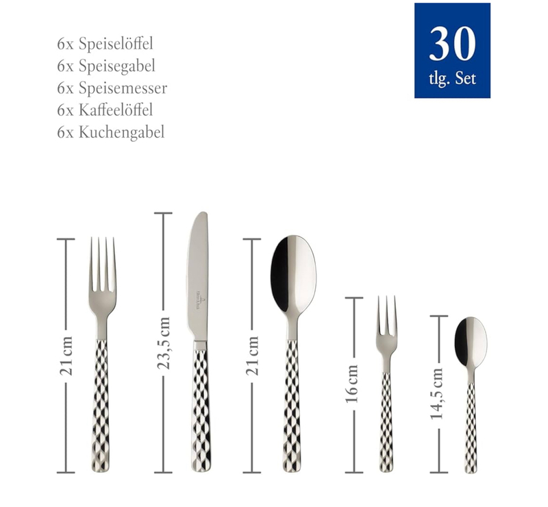 ست ۳۰ تکه کارد و چنگال Villeroy & Boch Boston