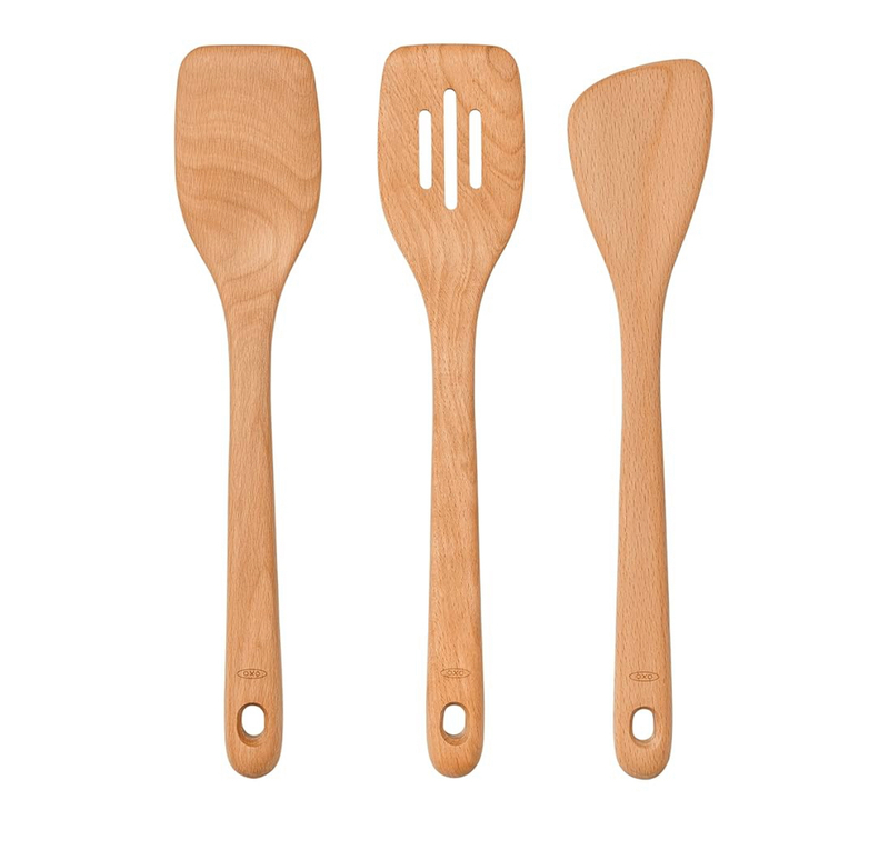 ست ۳ عددی قاشق چوبی OXO