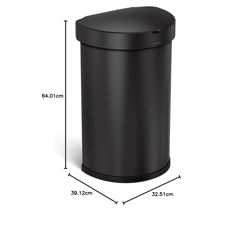 سطل زباله سنسوردار ۴۵ لیتری  simplehuman