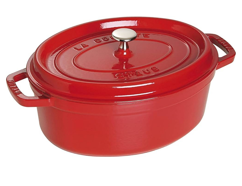 قابلمه بیضی چدنی ۳۱ سانتی STAUB  