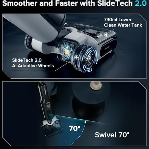 جارو و زمین‌شوی Roborock  F25 ACE Combo
