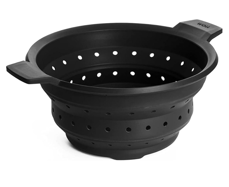 سبد بخارپز و آبکش سیلیکونی تاشو Woll