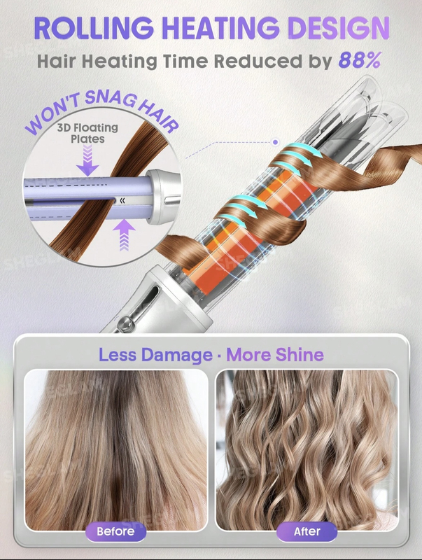 کرلی مو شیگلم مدل Airflow Pro 32mm