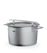 ‏ قابلمه استیل  با درب (24 سانتی )FISSLER