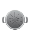 ‏ قابلمه استیل با درب (24 سانتی )FISSLER