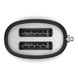 تستر ۲ اسلایس smeg - مشکی مات