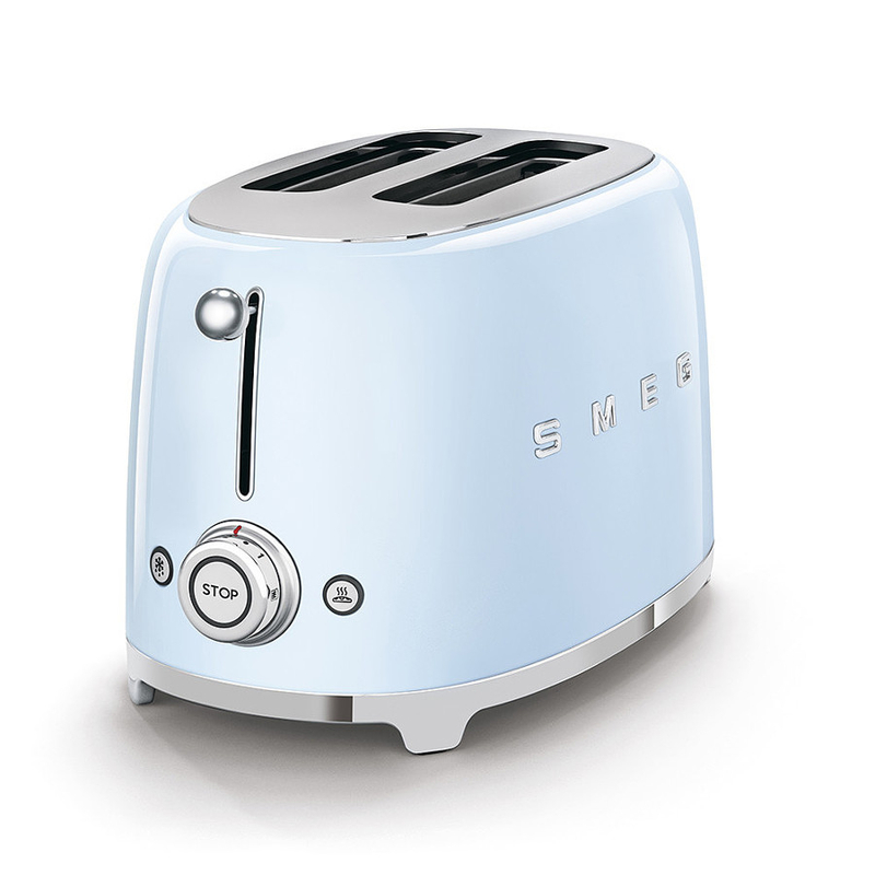 تستر ۲ اسلایس smeg - آبی پاستلی