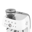اسپرسوساز آسیاب دار Smeg - سفید