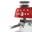 اسپرسوساز آسیاب دار Smeg - قرمز