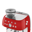 اسپرسوساز آسیاب دار Smeg - قرمز