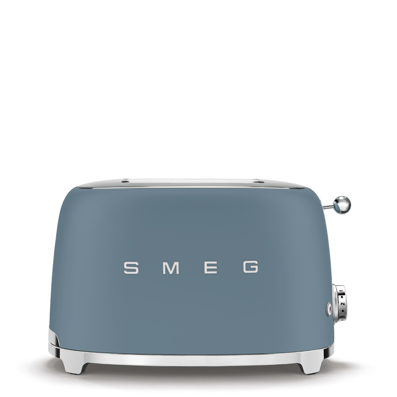 تستر ۲ اسلایس smeg - آبی تیره مات