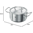 ست قابلمه و ماهیتابه ۵ تکه Zwilling Twin Classic