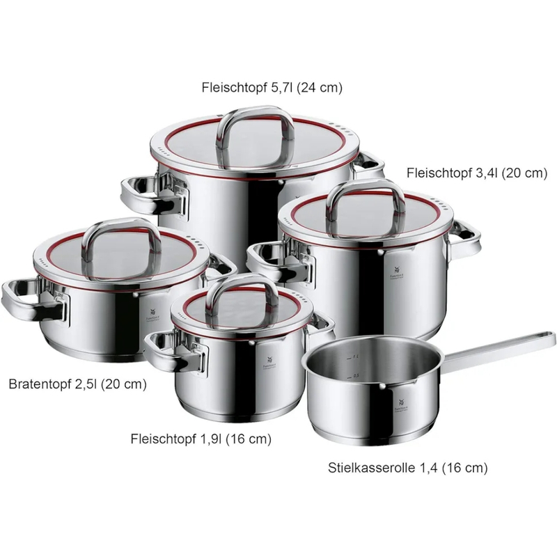 ست قابلمه‌ ۵ تکه WMF Function 4 