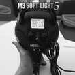 نور SMD سینمایی M3 Soft Light 5 NEW ( دو کلوین ریموت کنترل + LCD )
