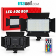 نور فلات Pro LED U600 RGB + حاوی باطری و شارژر و کنترل ( اورجینال )