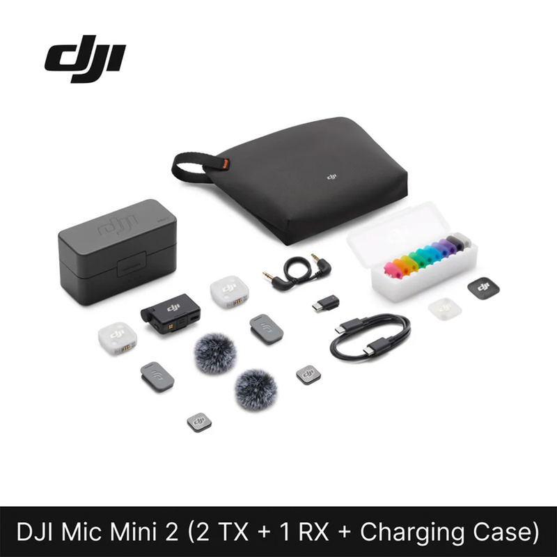 میکروفون بی‌سیم DJI Mic Mini 2 دو کاربره دی‌جی‌آی (two Person) Wireless Microphone