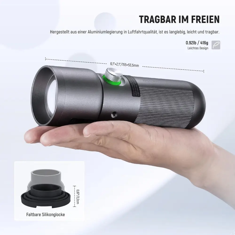 اسنوت نیور NEEWER Basics FL10 RGB Photography Torch LED Spotlight