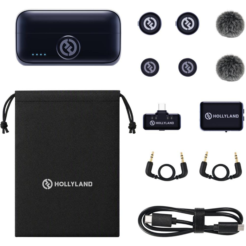 میکروفون بی‌سیم هالی لند Hollyland LARK M3 Combo 2TX & 2RX ( نسخه Combo )