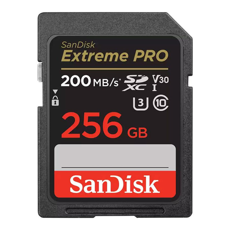 کارت حافظه SanDisk 256 GB Extreme PRO 200MB/s ( گارانتی دار )
