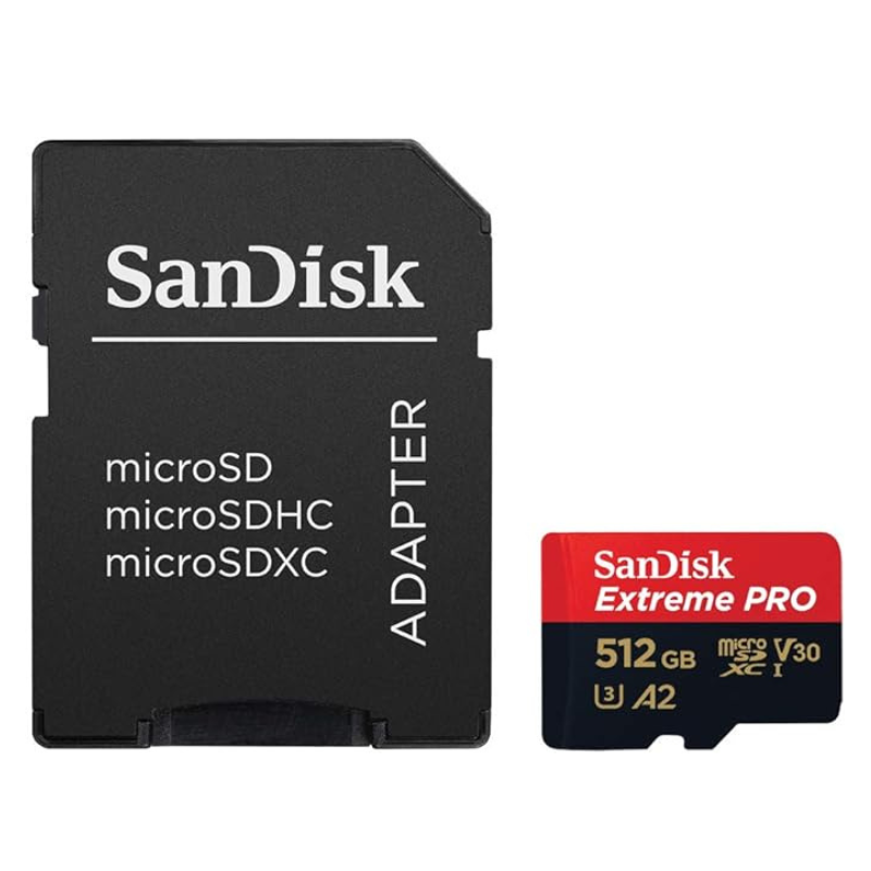 کارت حافظه سندیسک SanDisk 512GB Extreme PRO 4k V30 microSDXC