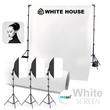 کیت استودیو عکاسی سفید White Room به همراه یک عدد سافت باکس LED دار
