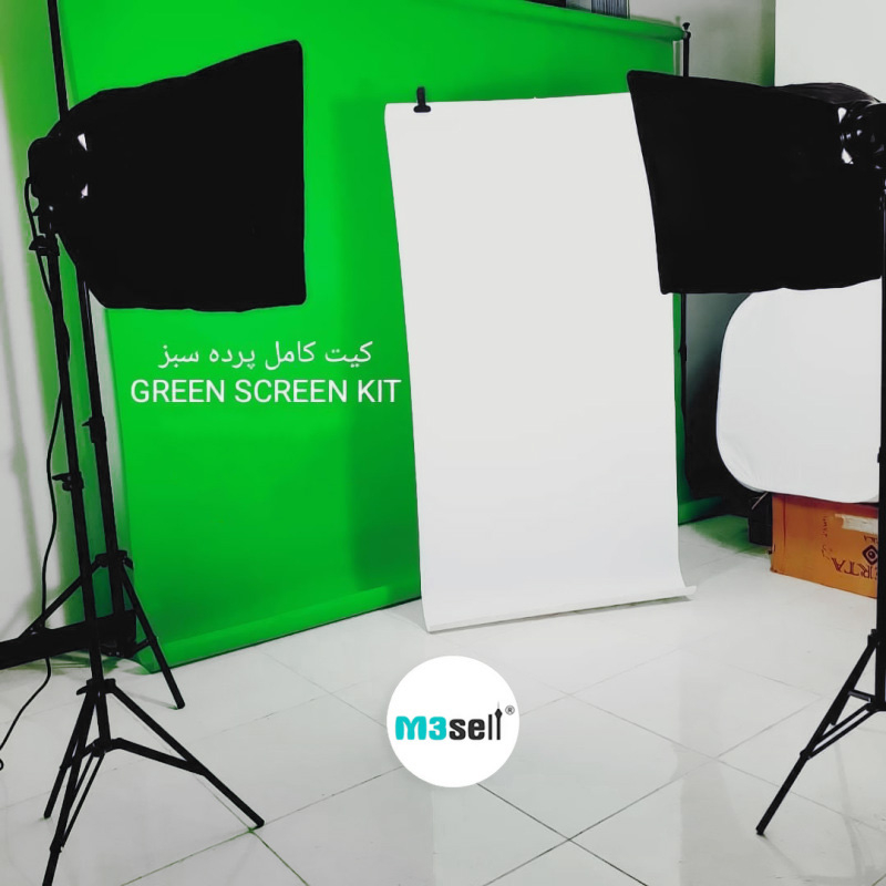 کیت نور ثابت سافت باکس 15 لامپ ( خارجی ) برند M3Pics