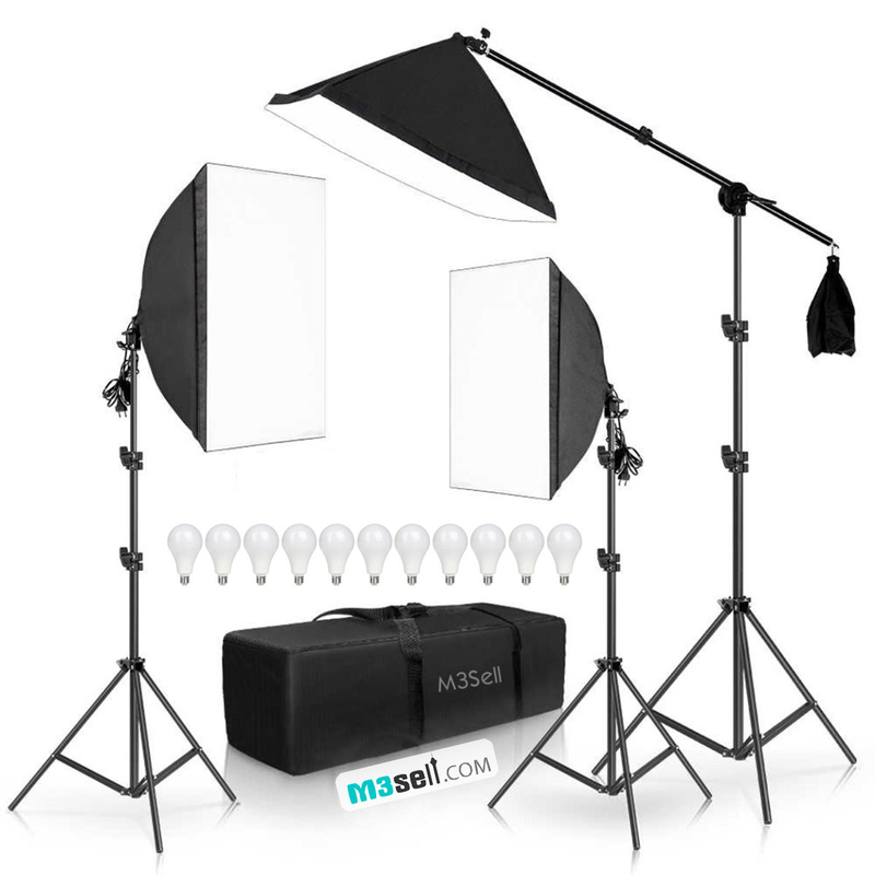 استودیو عکاسی سفید White Room به همراه کیت کامل سافت باکس