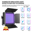 کیت 2 عددی نور سینمایی حرفه ای GVM مدل GVM 880RS RGB Led Video Light Kit