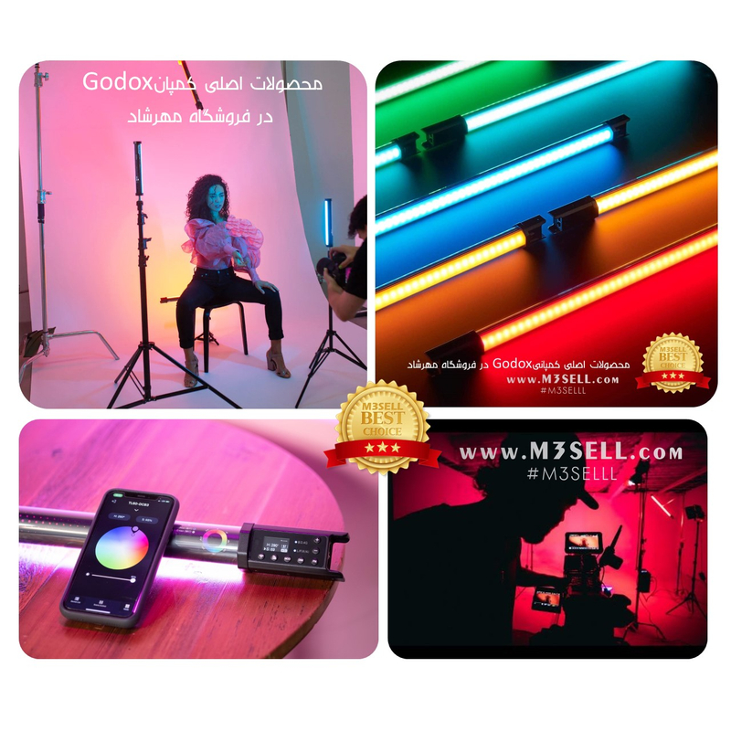 نور باتومی گودکس Godox TL60 RGB Tube Light