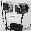 کیت 2 عددی نور سینمایی حرفه ای GVM مدل GVM 880RS RGB Led Video Light Kit