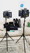 کیت 2 عددی نور سینمایی حرفه ای GVM مدل GVM 880RS RGB Led Video Light Kit